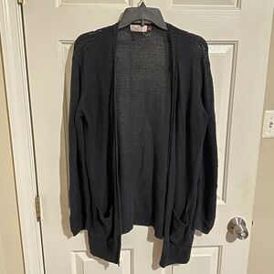 Thin Black Cardigan